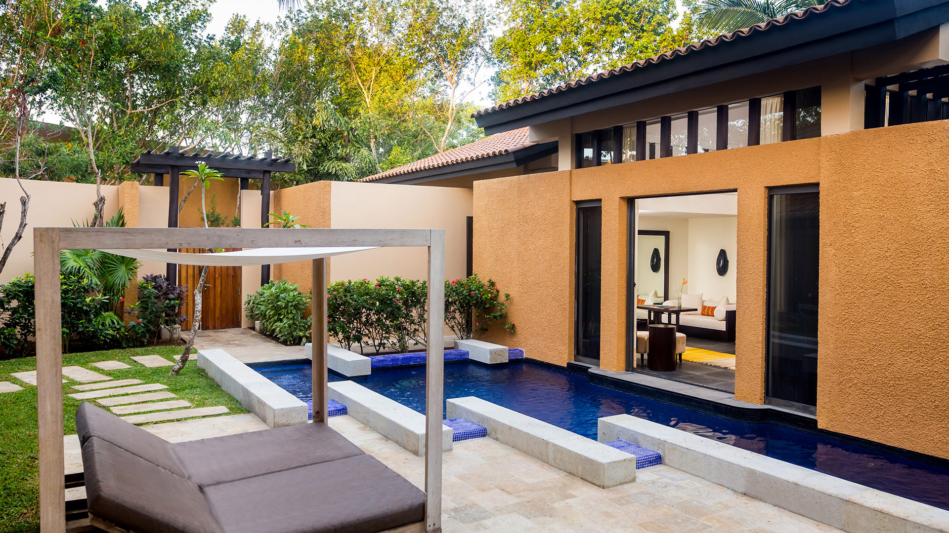 Banyan Tree Mexico Mayakoba Accommodation - Bliss Pool Villa Exterior