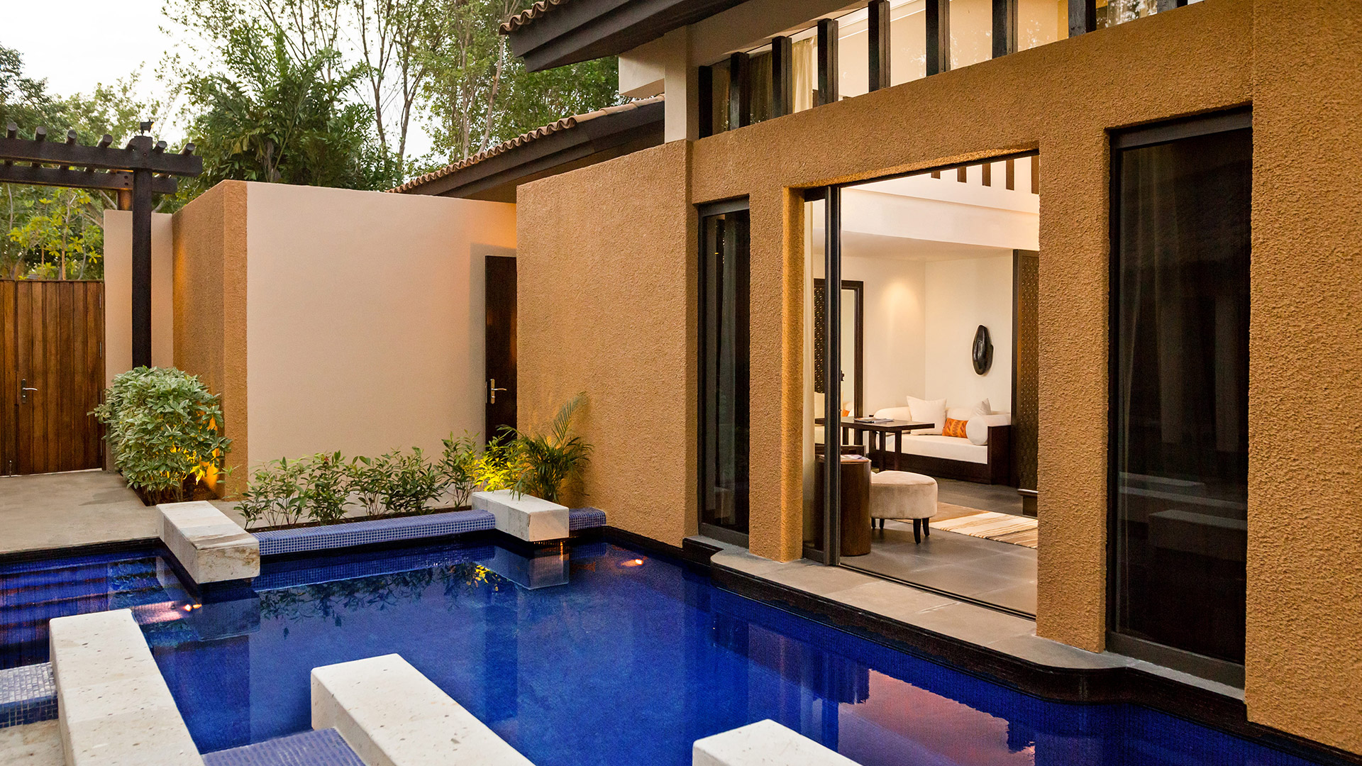 Banyan Tree Mexico Mayakoba Accommodation - Bliss Pool Villa Exterior View