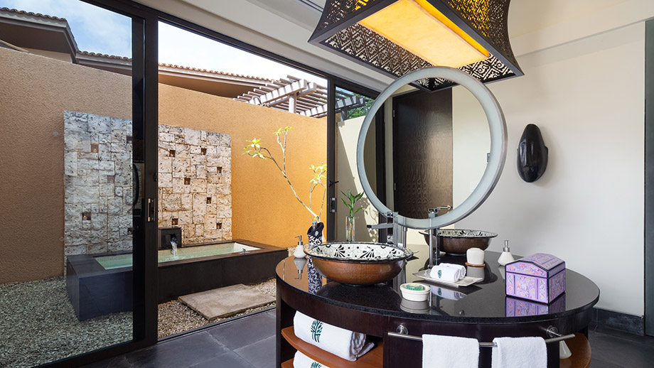 Banyan Tree Mexico Mayakoba Accommodation - Serenity Pool Villa Restroom