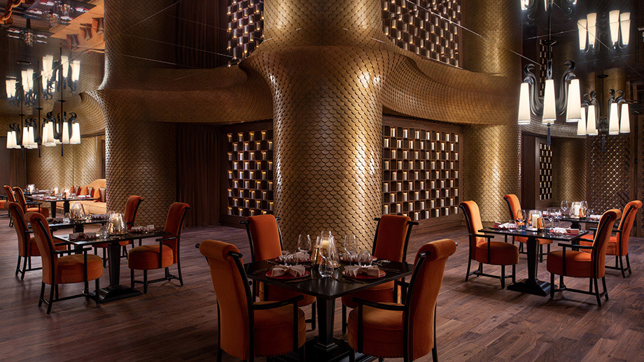 Banyan Tree Qatar Doha Dining - Saffron Dining Night Shot