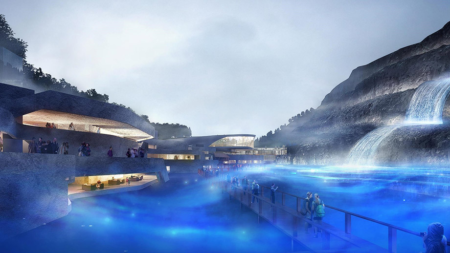 Banyan Tree China Nanjing Experiences - Cliff Theatre Light Show