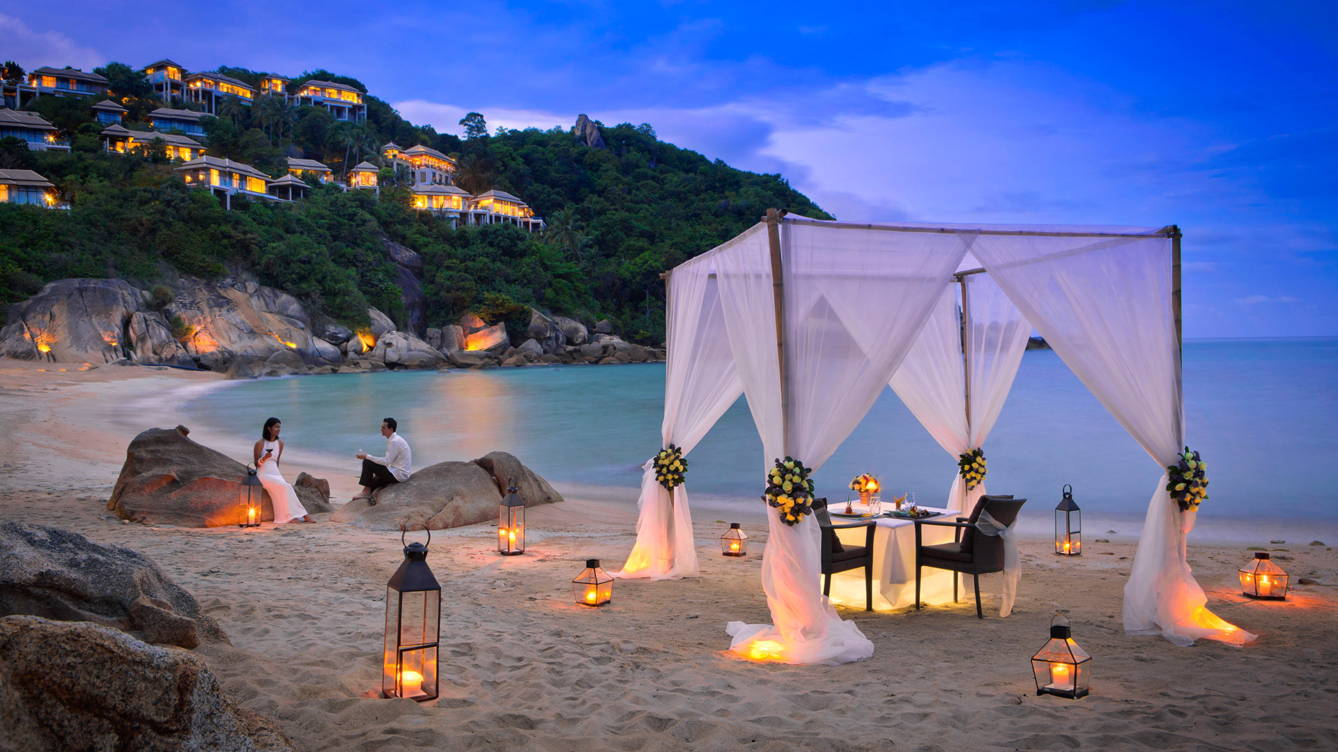 Banyan Tree Thailand Samui Dining - Destination Dining Dinner on the Beach