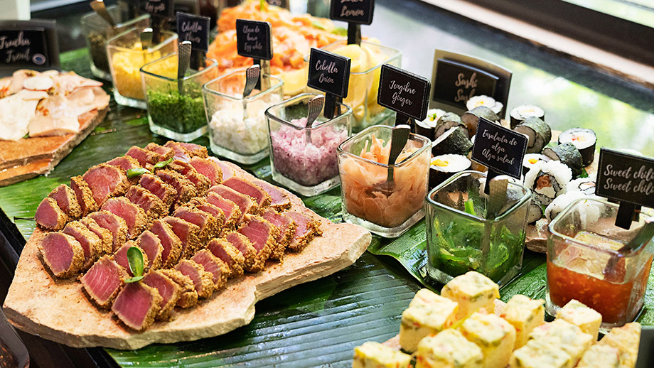 Banyan Tree Mexico Mayakoba Dining - Oriente Eakfast Cold Section