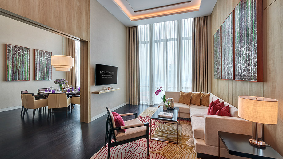 Banyan Tree Malaysia Pavilion Hotel Accommodation - Pavilion Suite Living Room