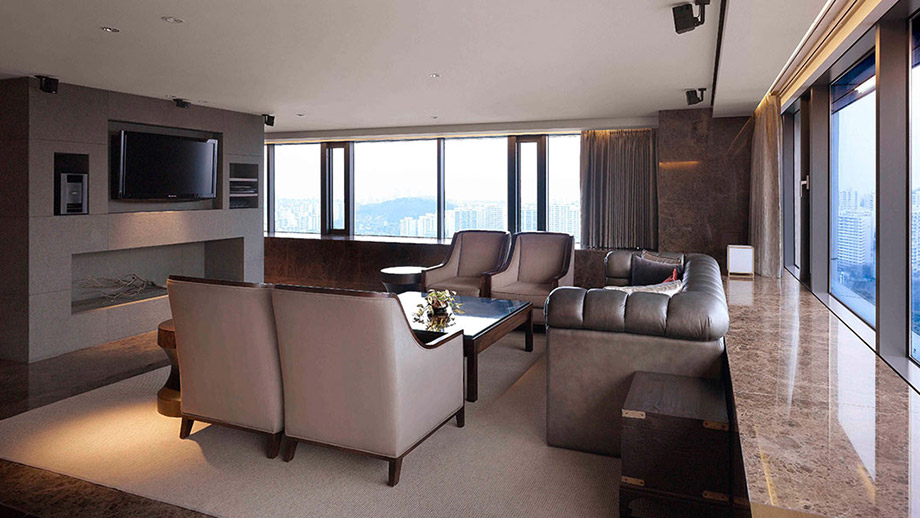 Banyan Tree South Korea Club And Spa Seoul Accommodation - Presidential Suite Banyan Living Room View