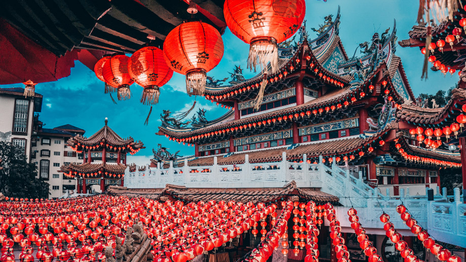 Banyan Tree Malaysia Pavilion Hotel Experiences - Thean Hou Temple Dusk Shot