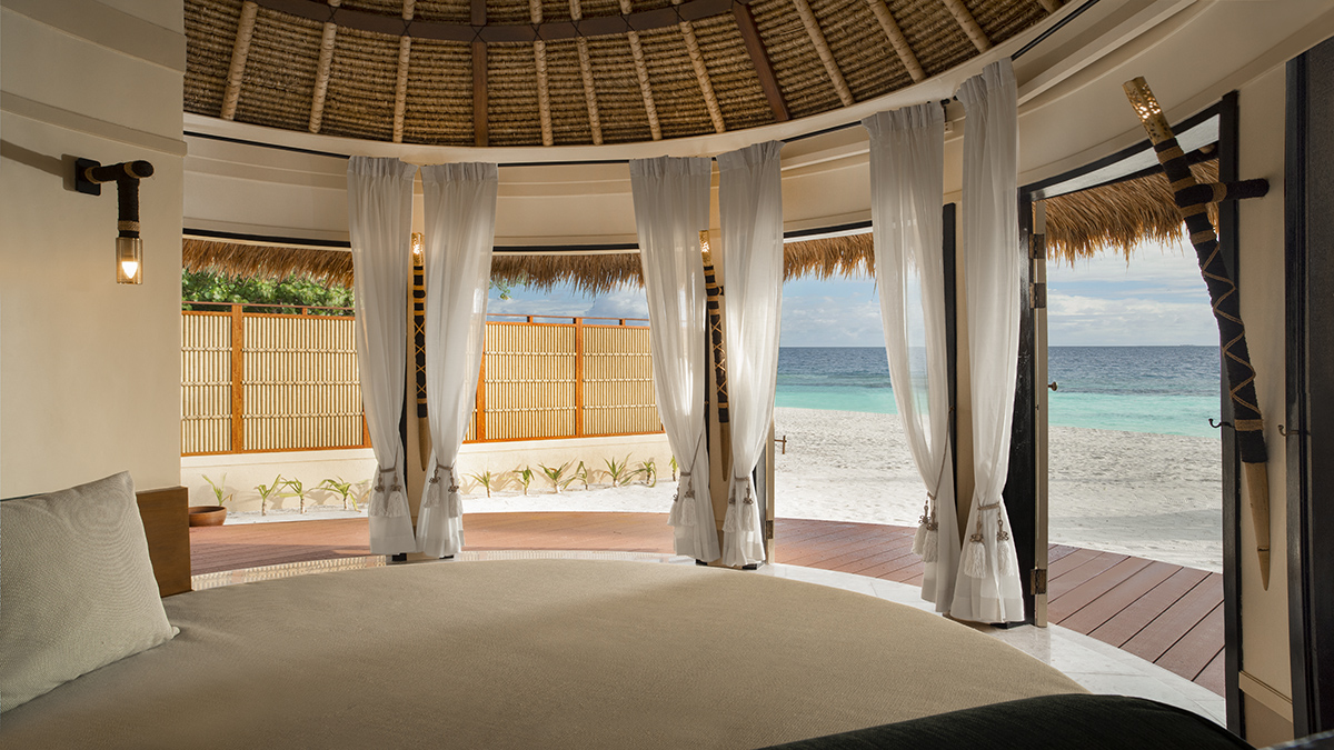 Living Room of Grand Beachfront Pool Villa 